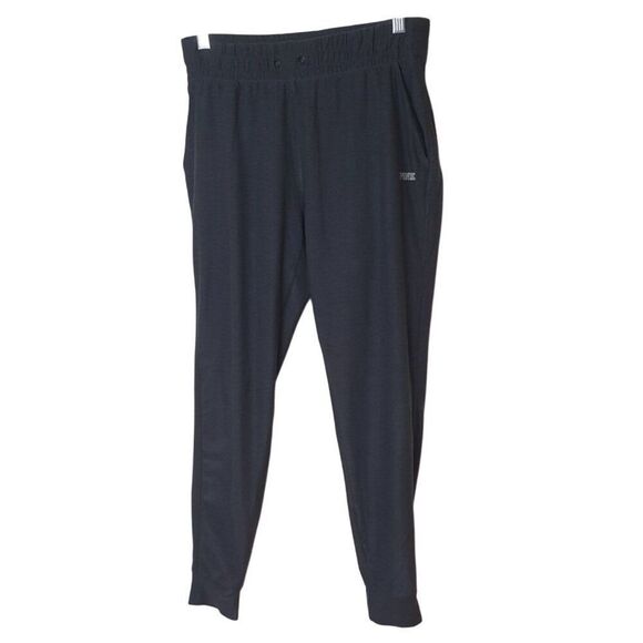 Victorias Secret Pink Womens Joggers S Dark Gray Pocketed Athletic Workout Pants - Picture 1 of 6